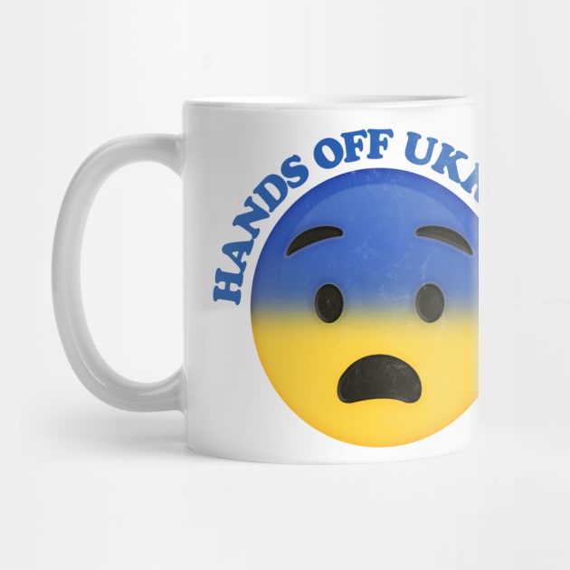 Hands Off Ukraine / Emoji Face by DankFutura